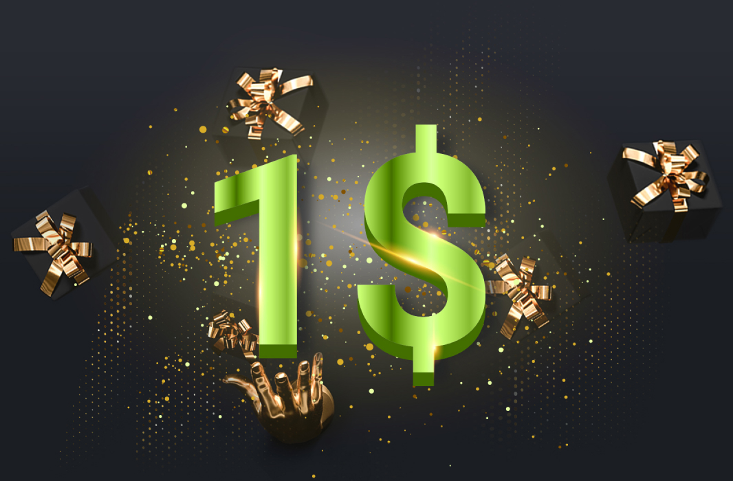$1